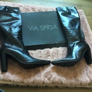 Via Spiga Vtg 90 Hi Boot (new)Sz 8